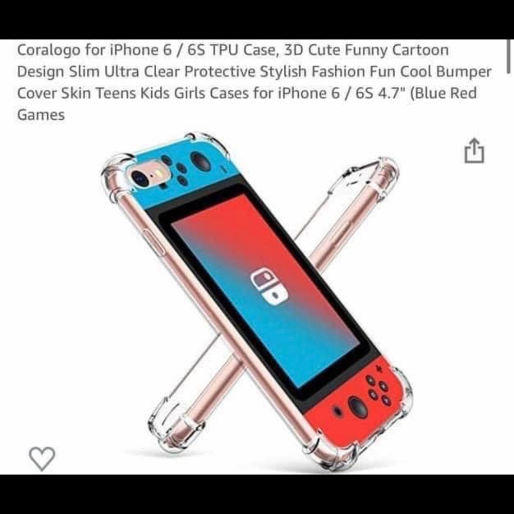 Nintendo Switch Lite IPHONE 6/6S phone case